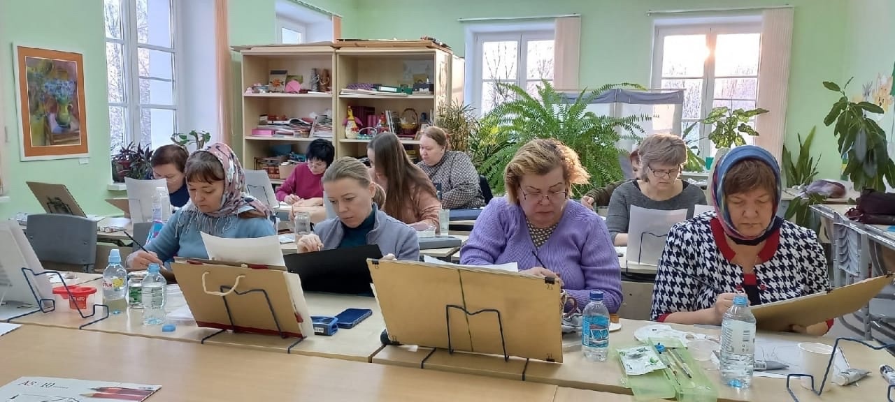 При кафедральном соборе Череповца действует иконописный класс