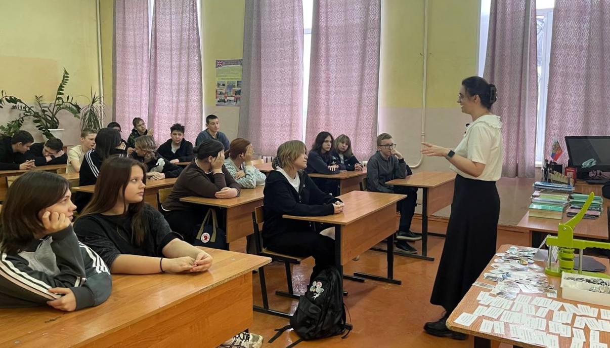 В первой ряжской школе прошли тематические занятия «Сила слова: говорим красиво, живём достойно»