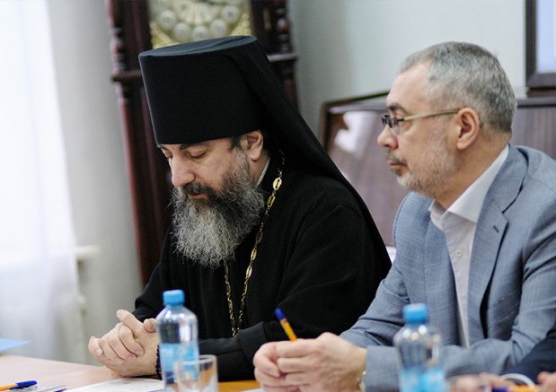 В Свято-Юрьевом монастыре прошло заседание оргкомитета межрегионального этапа конкурса «За нравственный подвиг учителя» по Северо-Заподному федеральному округу