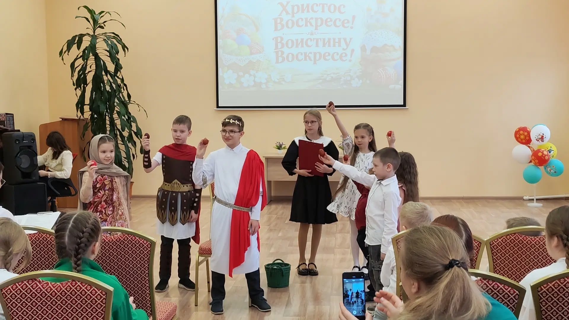 Пасхальный праздник для детей в городе Ряжске